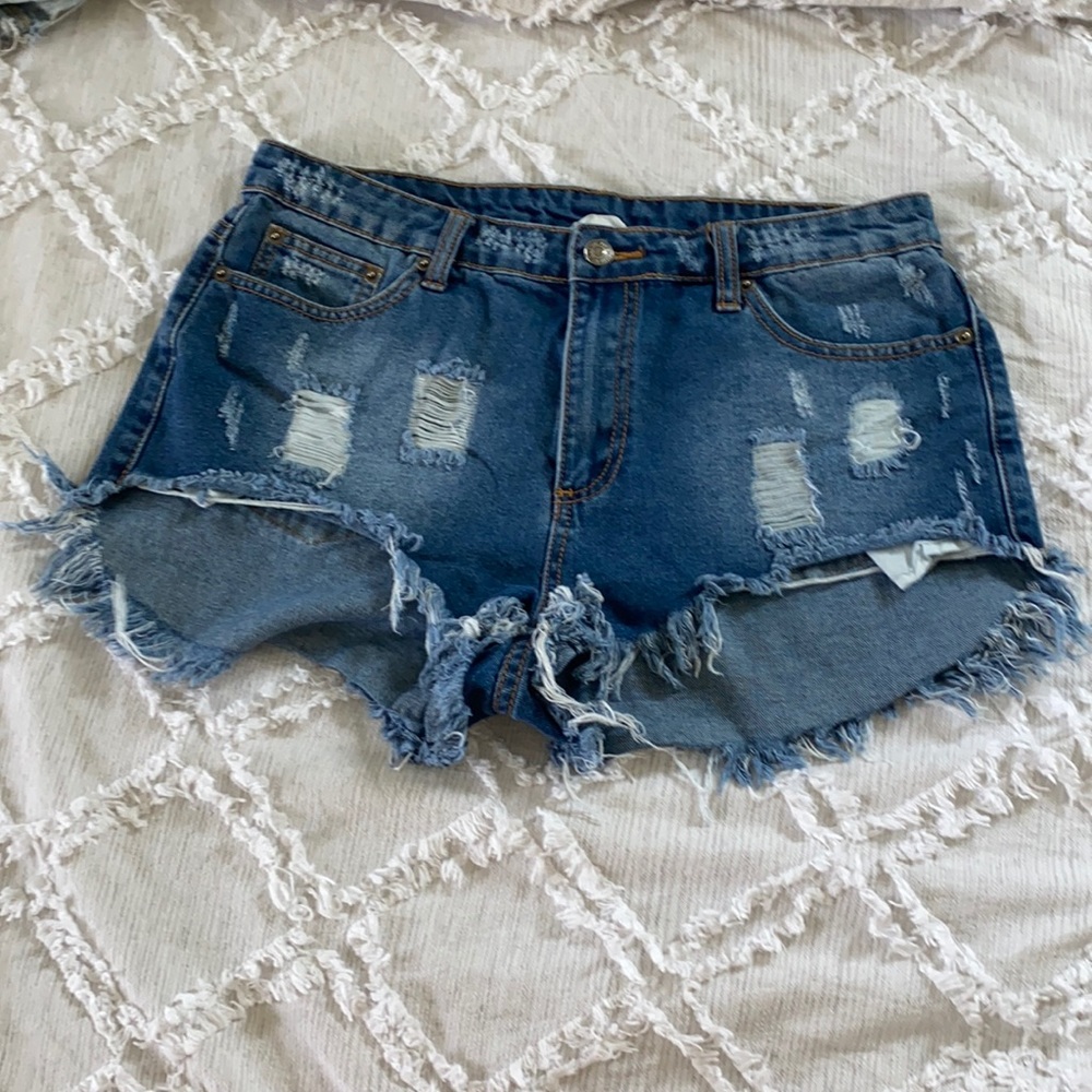 Windsor denim shorts